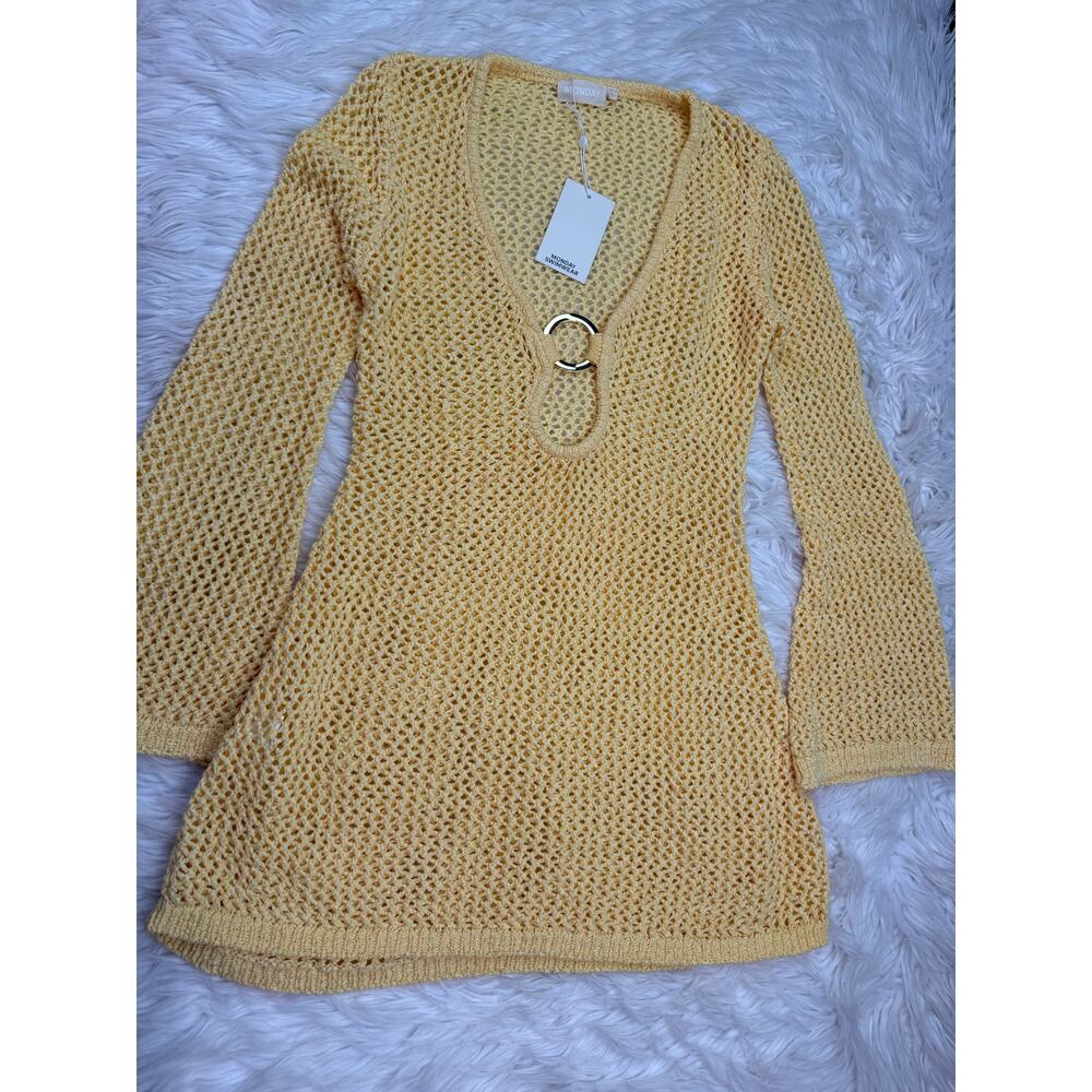 Monday Swimwear Montego Mini Dress - Honey Petit Crochet Size M NWT Festival - Picture 6 of 13